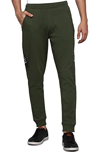 allen solly men's regular sweatpants (asljwrgfq21893_olive