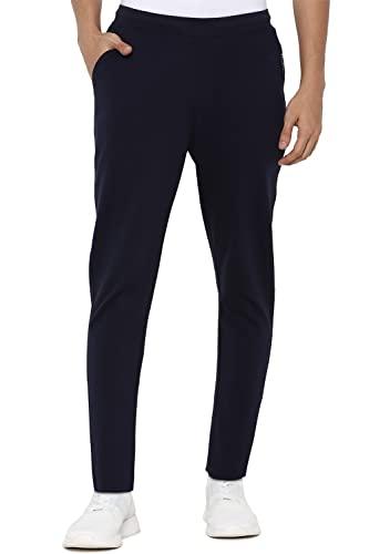 allen solly men's regular track pants (asljmrgf858258_navy_m)