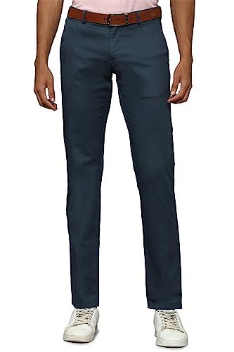 allen solly men's slim pants (astfqsrf743128_navy_34)