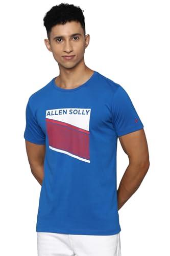 allen solly men's t-shirt (alkcvsgfv41997_medium blue 2extra large)