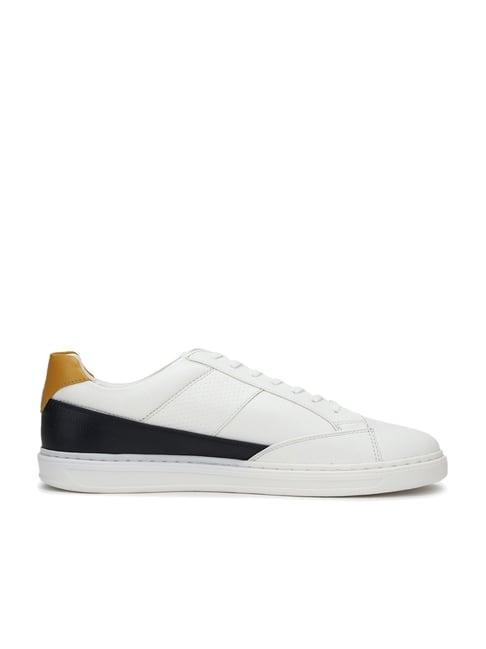 allen solly men's white casual sneakers