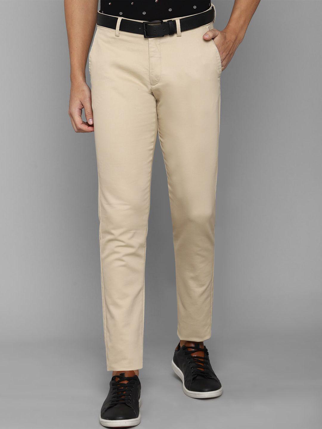 allen solly men cotton slim fit trousers