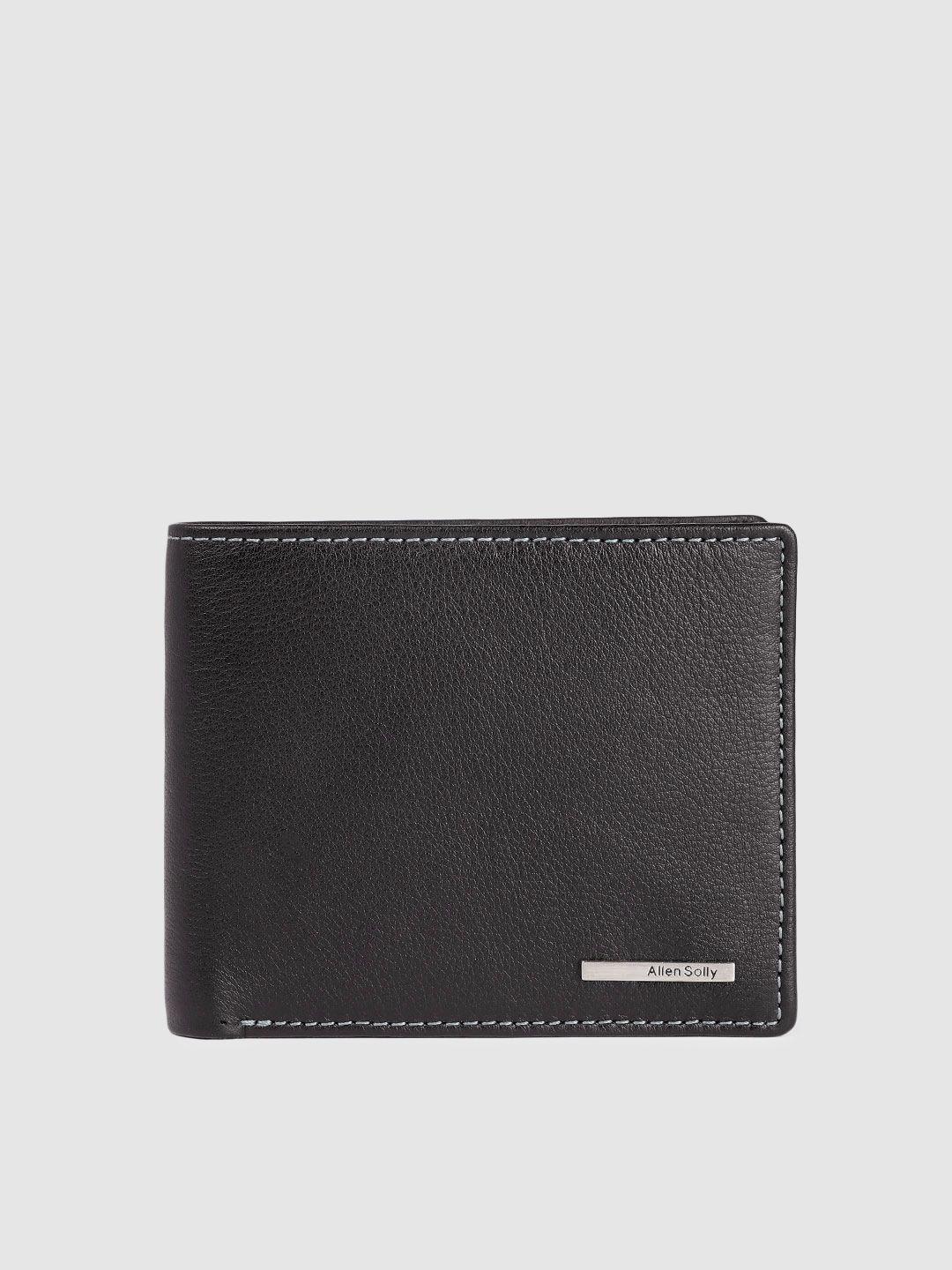 allen solly men leather two fold wallet