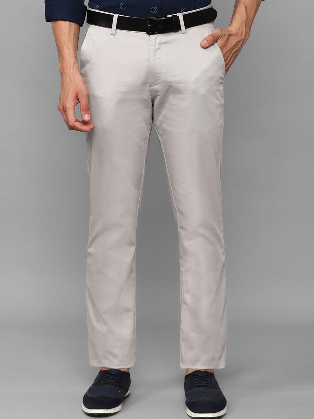 allen solly men mid-rise chinos trousers