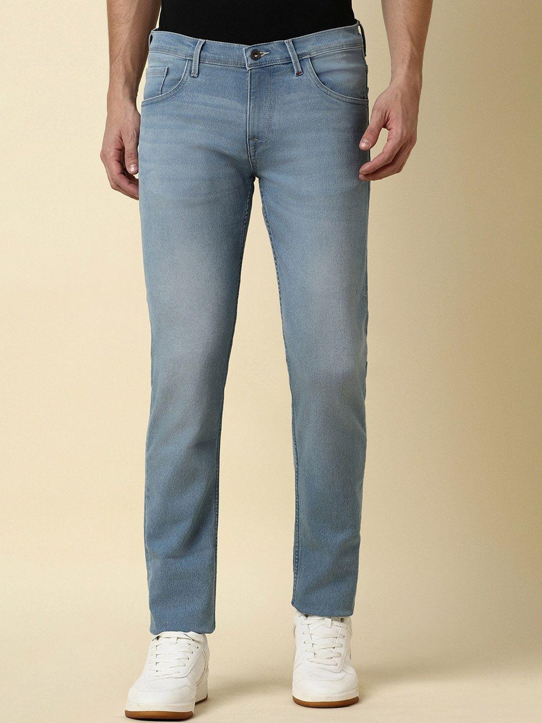 allen solly men mid rise skinny fit clean look stretchable jeans