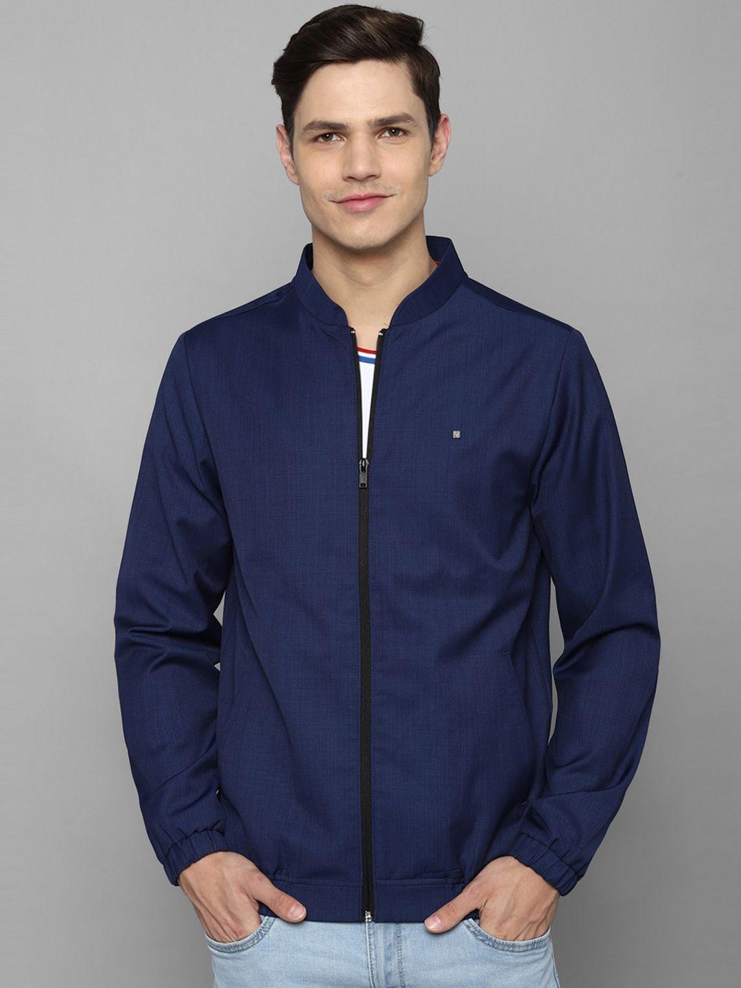 allen solly men navy blue sporty jacket