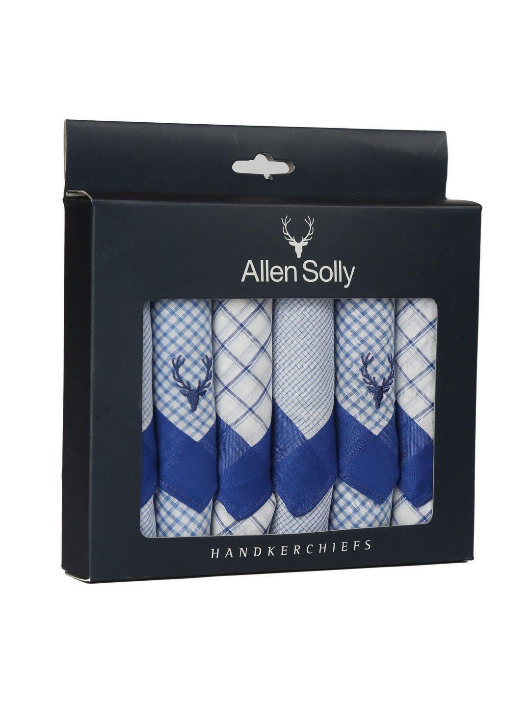 allen solly men pack of six handkerchief accessory gift set