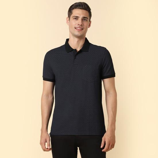 allen solly men printed polo t-shirt