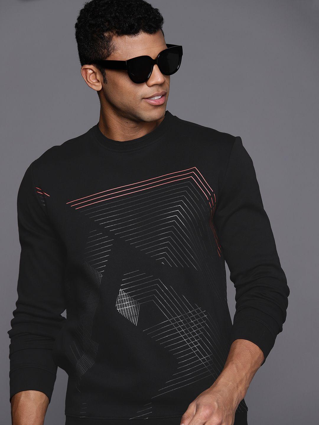 allen solly men printed sweatshirt