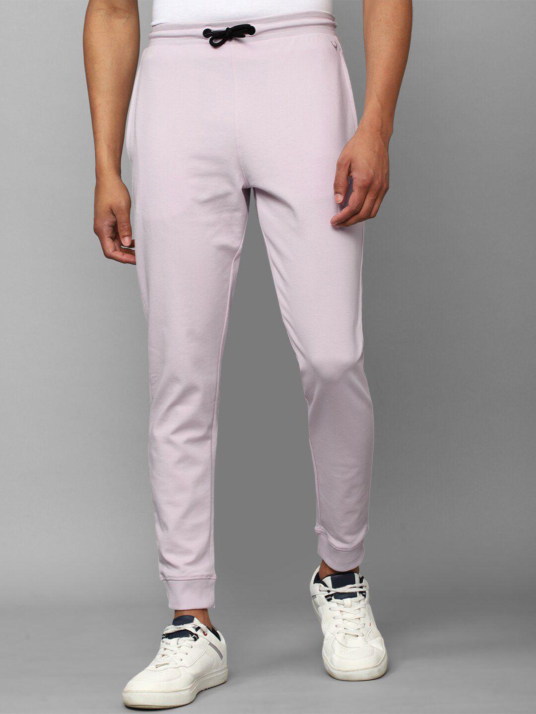 allen solly men regular fit mid rise joggers