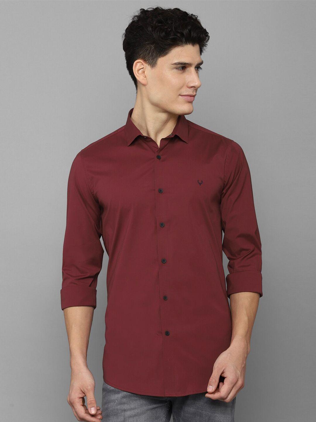 allen solly men slim fit casual shirt