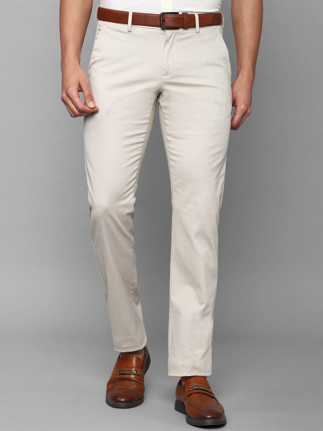 allen solly men slim fit chinos trousers