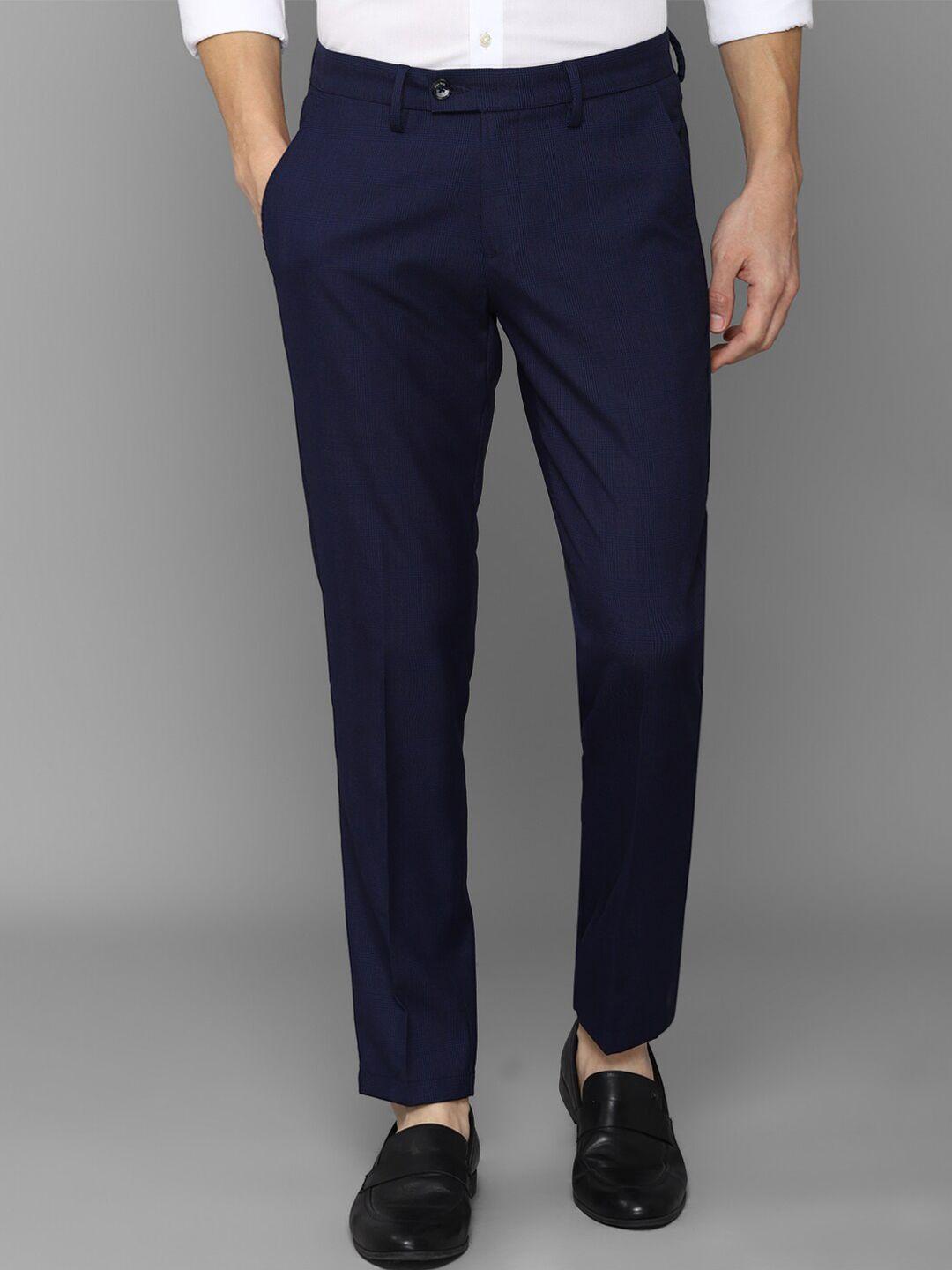 allen solly men slim fit trousers