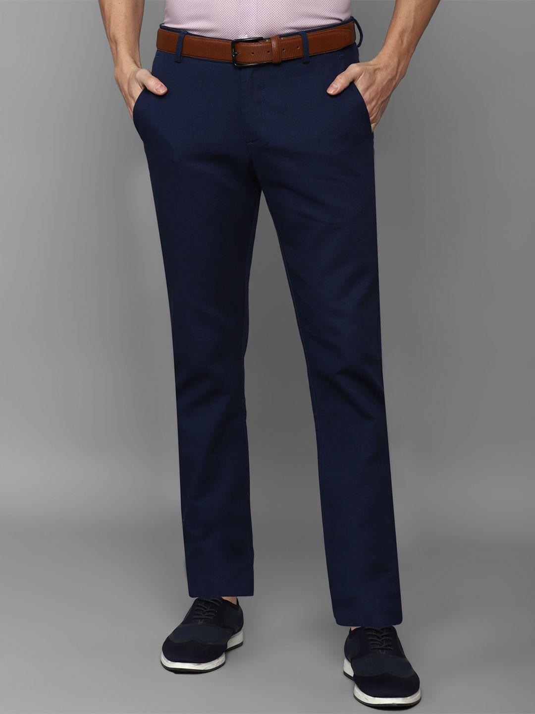 allen solly men slim fit trousers