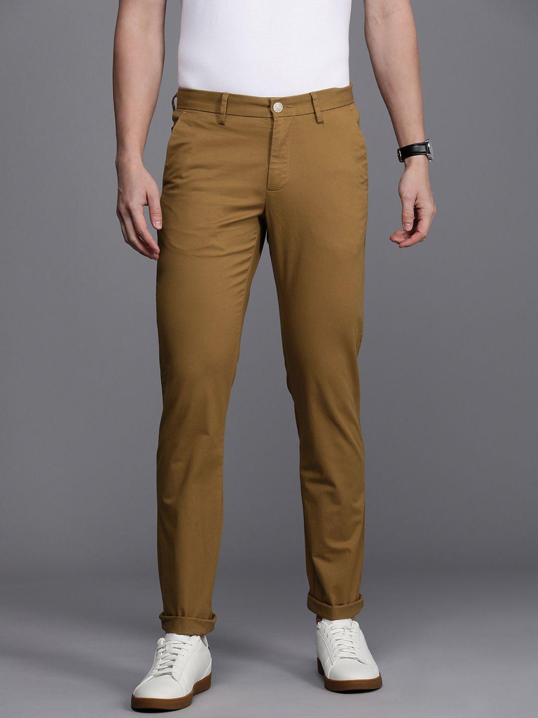 allen solly men slim fit trousers