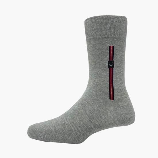 allen solly men solid ankle-length socks