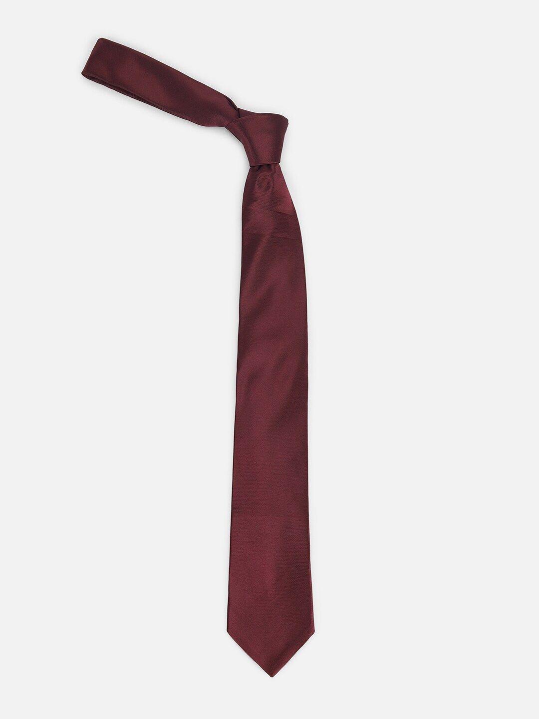 allen solly men textured formal skinny tie