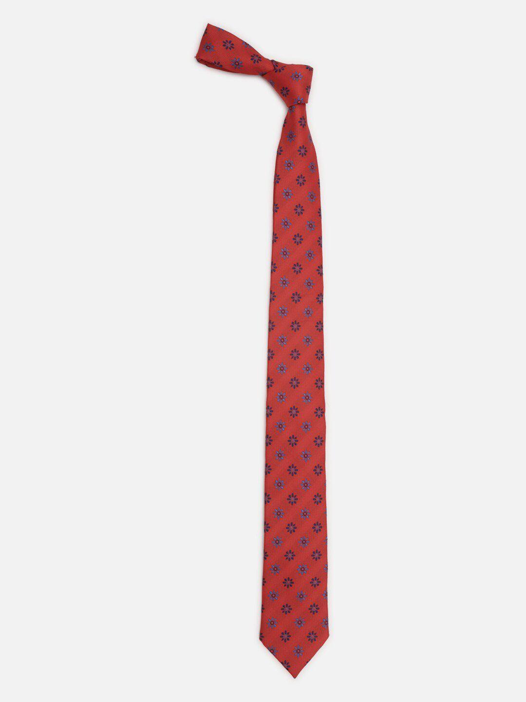 allen solly men woven design broad tie