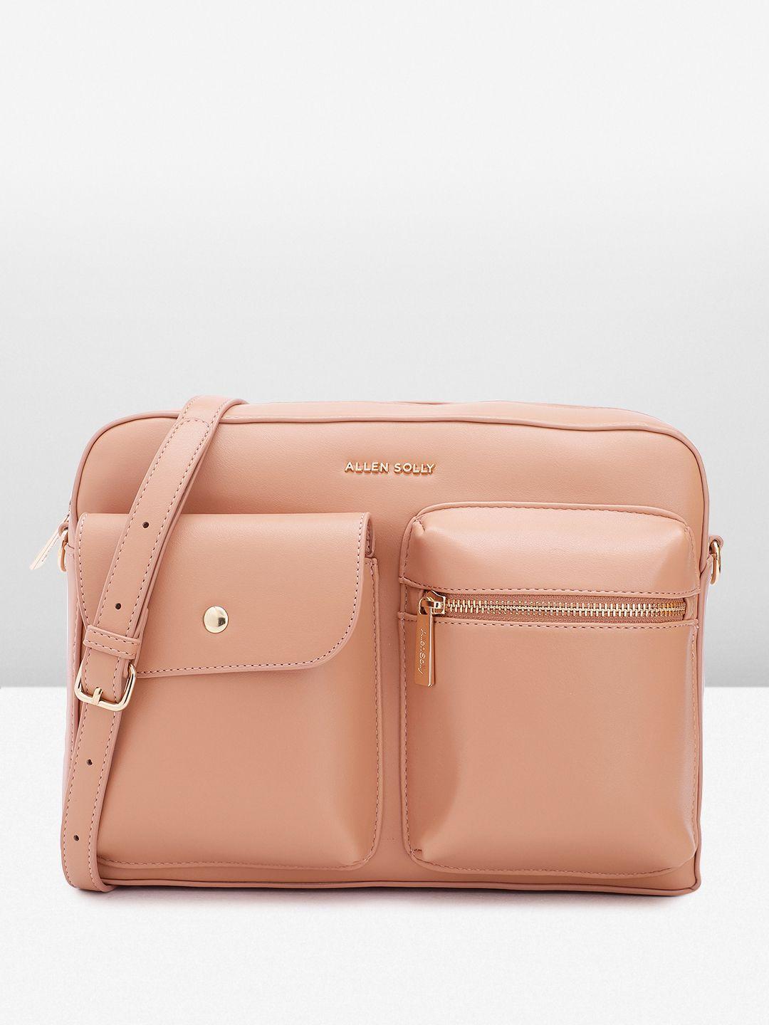 allen solly oversized structured sling bag