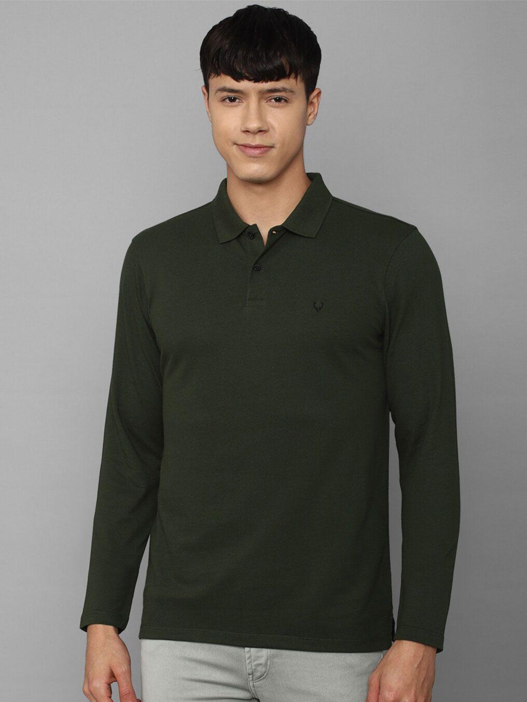 allen solly polo collar cotton t-shirt