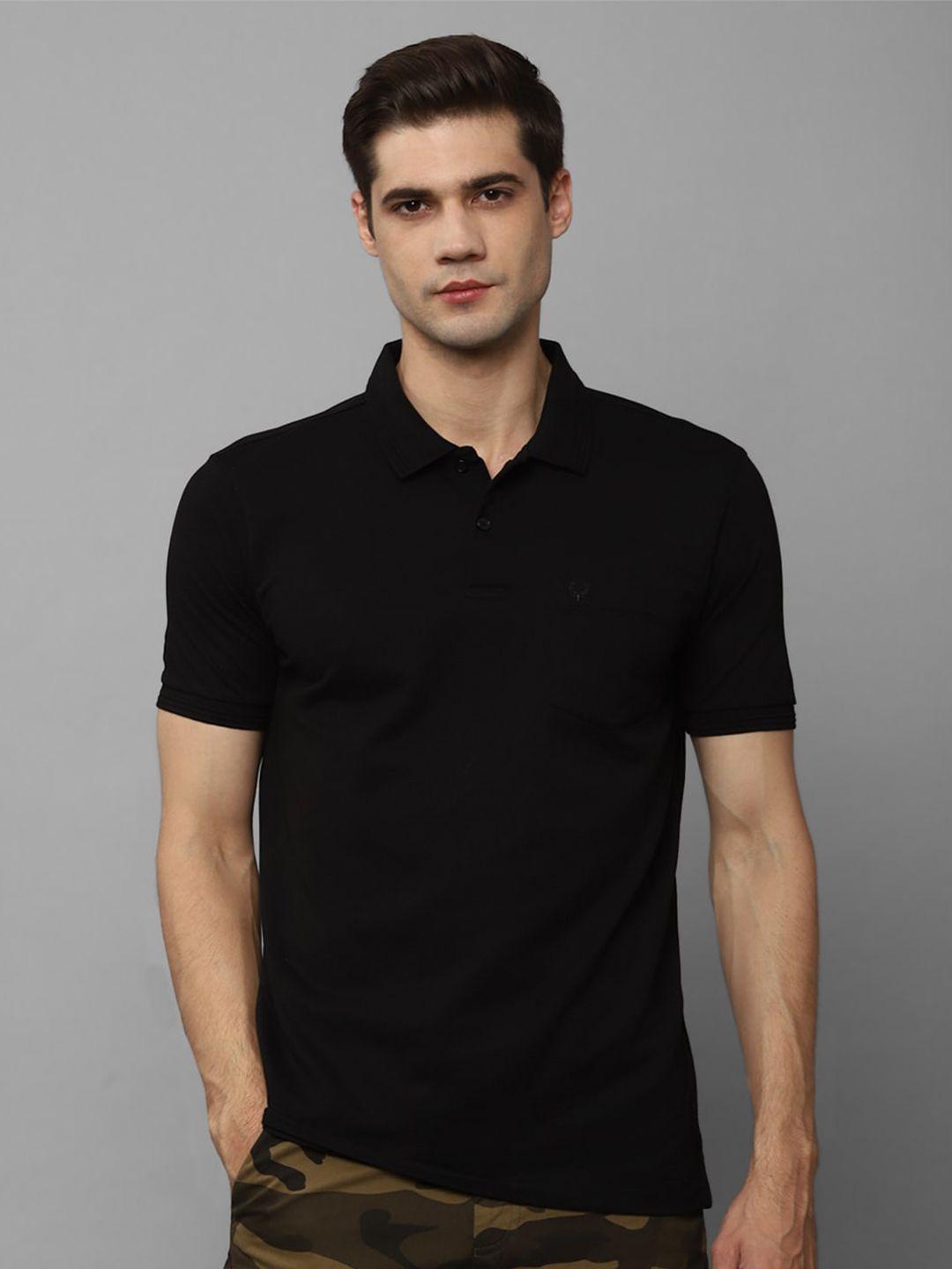 allen solly polo collar pure cotton t-shirt