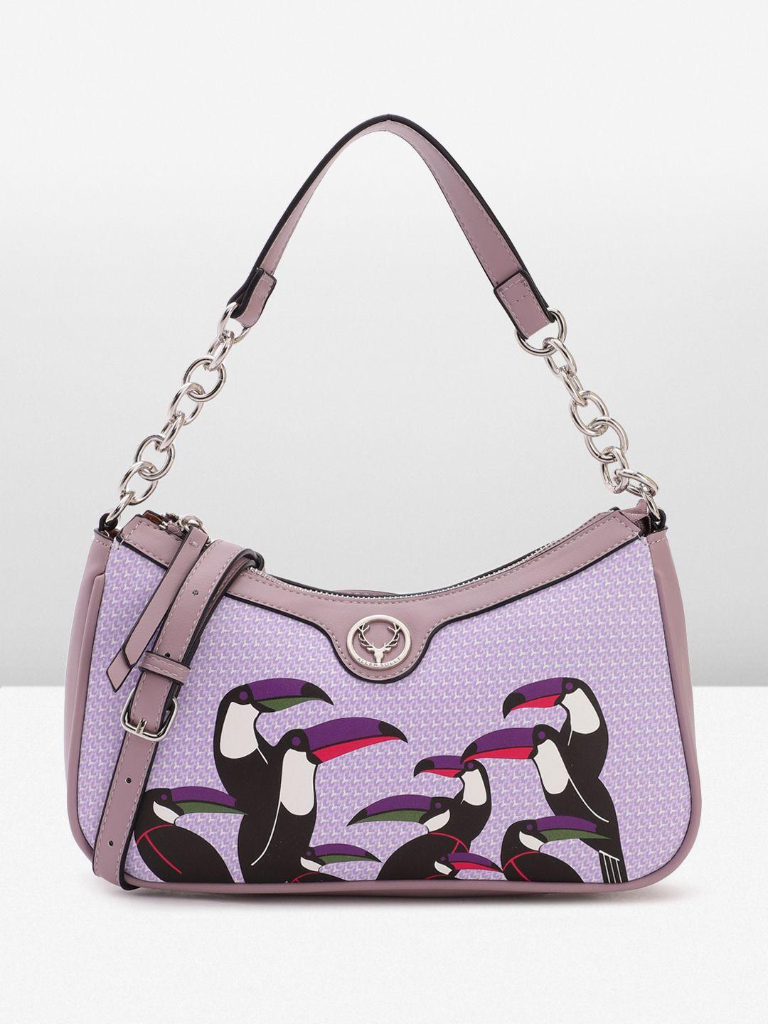 allen solly printed hobo bag