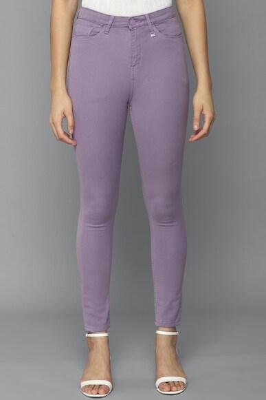 allen solly purple   jeans