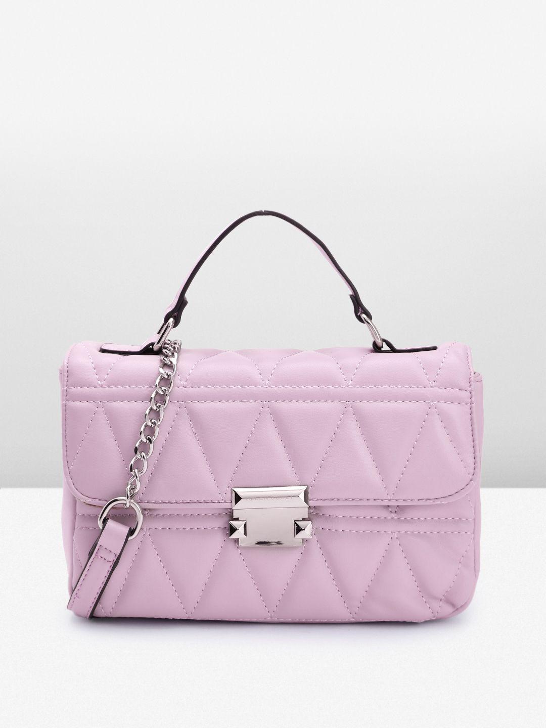 allen solly quilted satchel