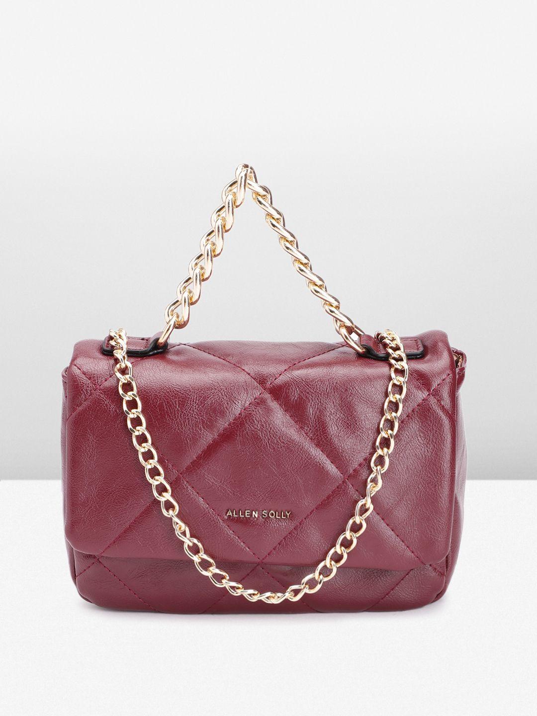 allen solly satchel with quilted detail