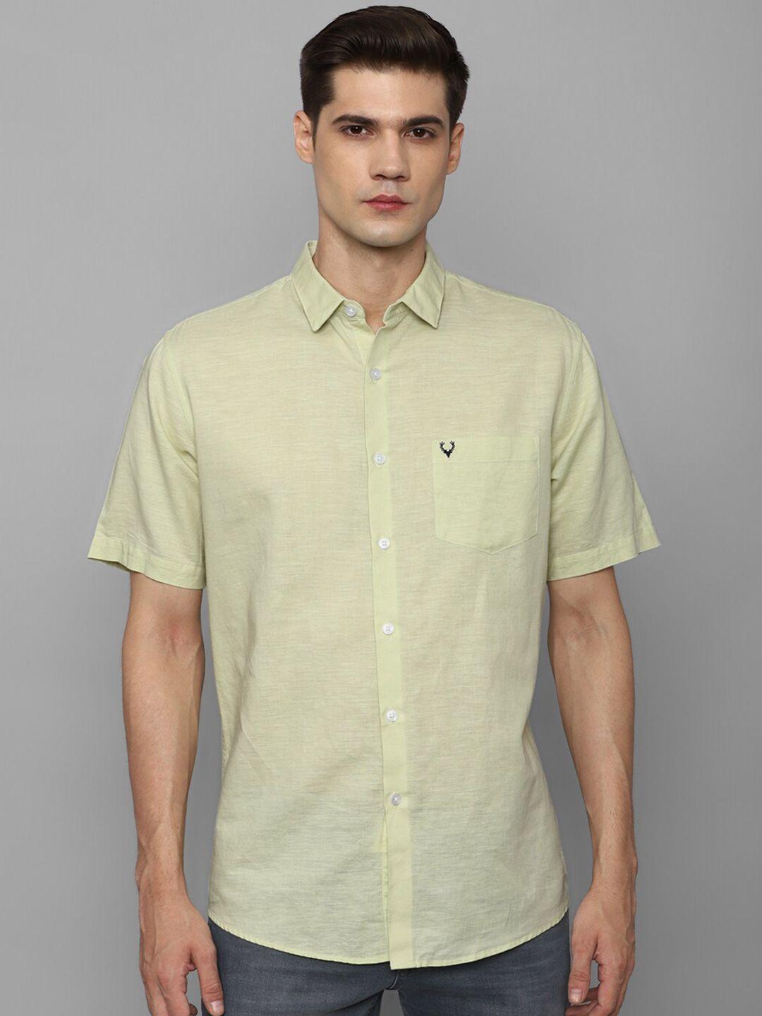 allen solly slim fit casual shirt