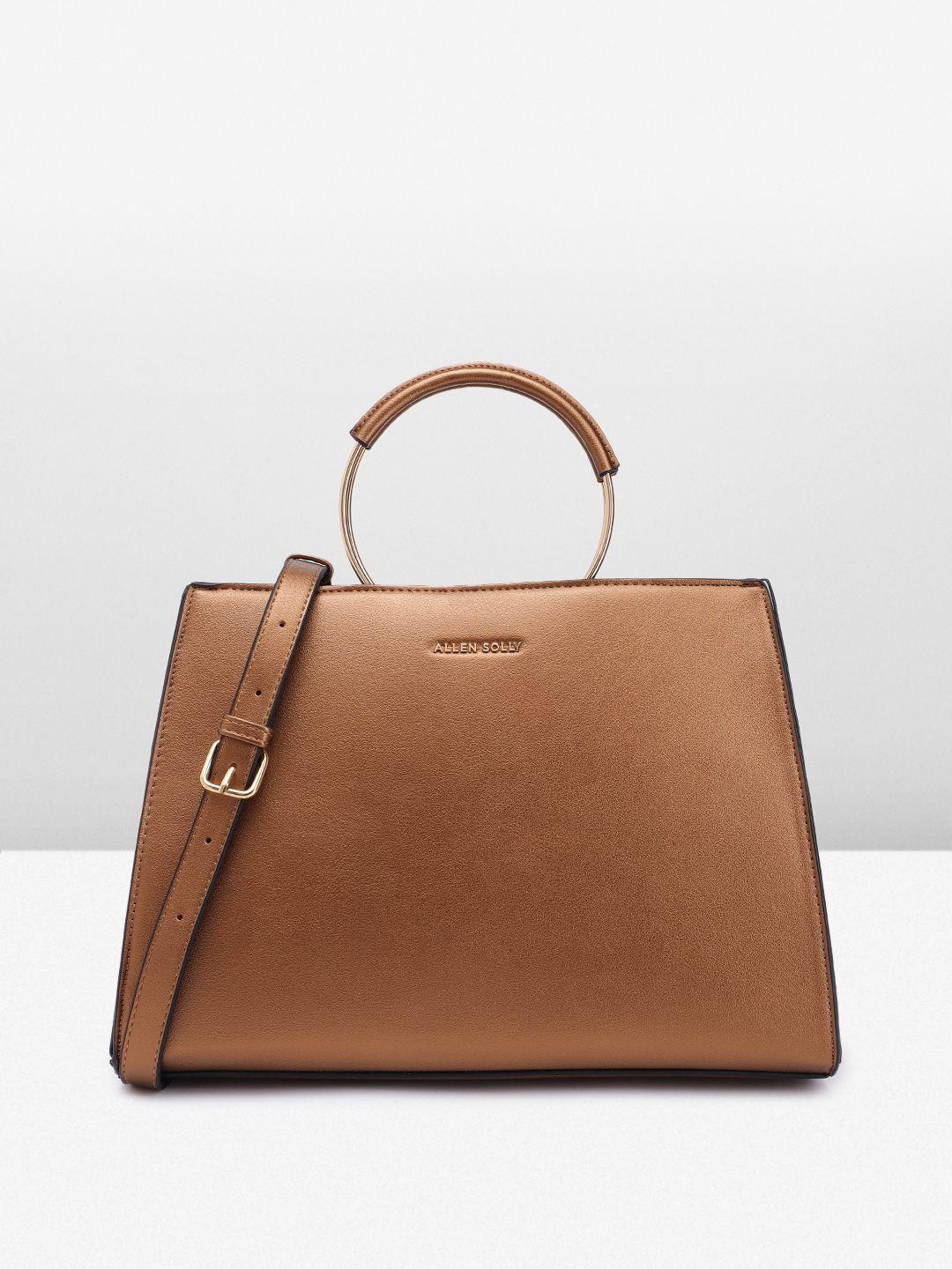 allen solly structured handheld bag