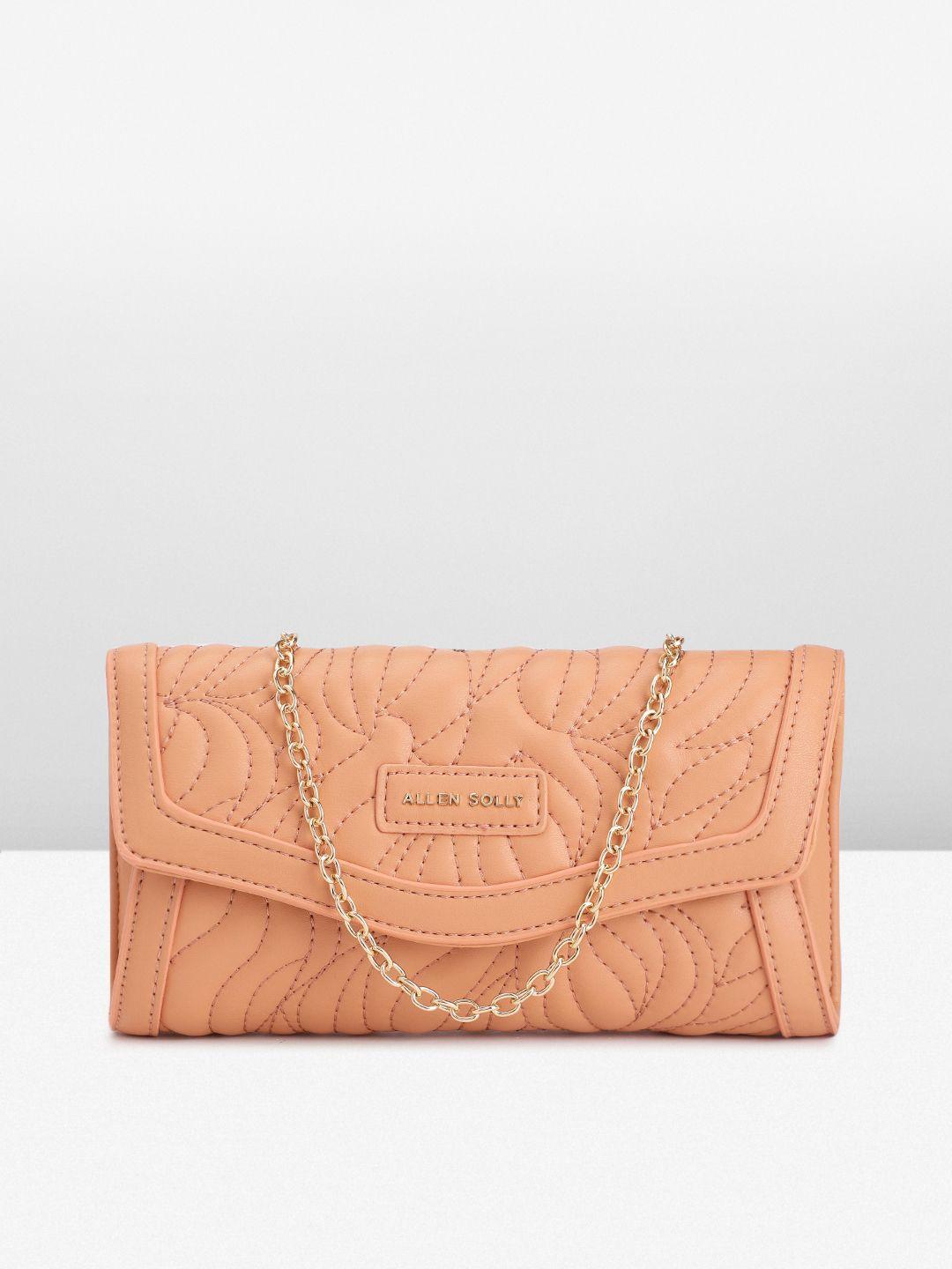 allen solly textured clutch