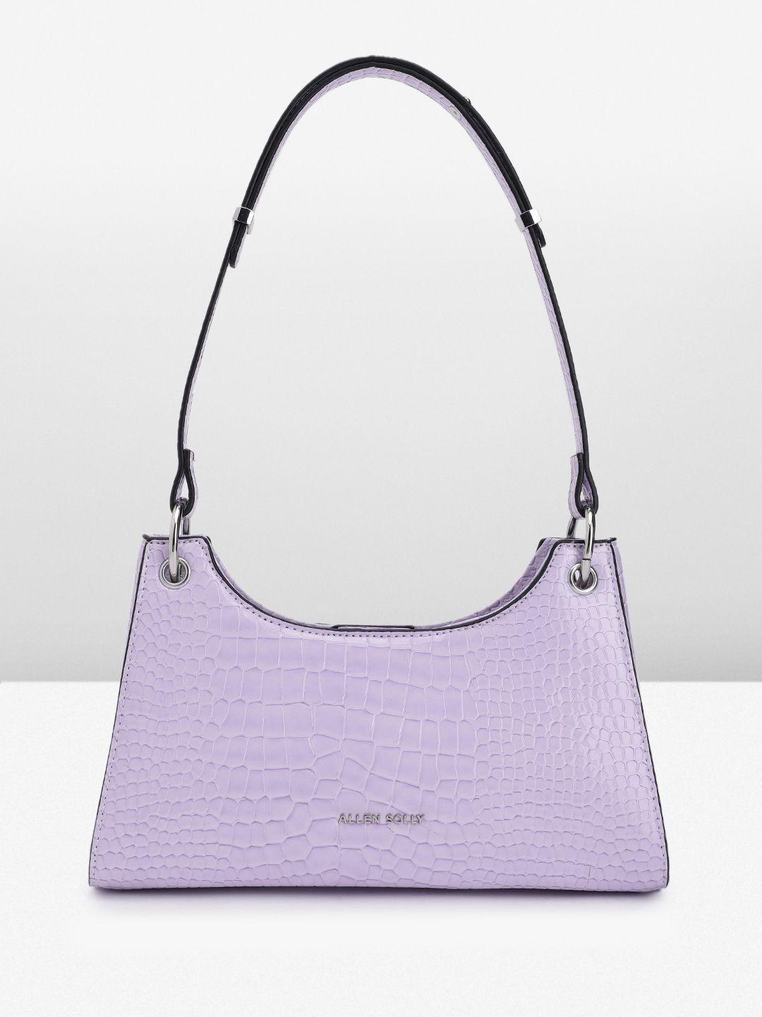 allen solly textured hobo bag