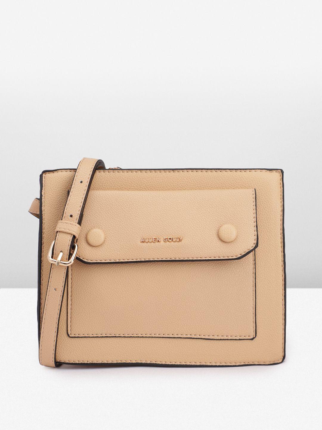 allen solly textured sling bag