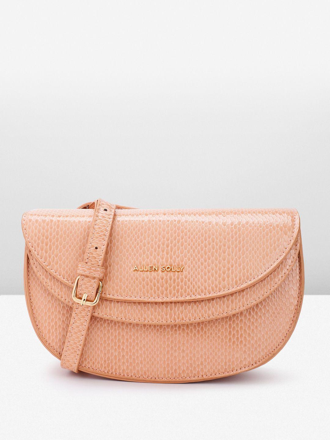 allen solly textured sling bag