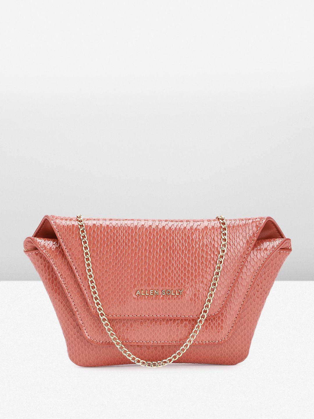 allen solly textured sling bag