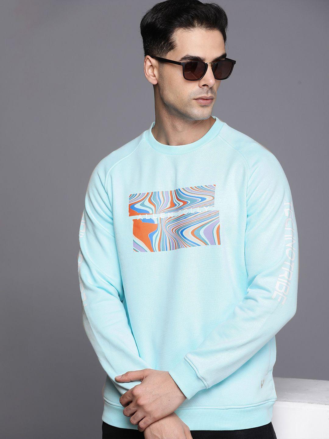 allen solly tribe graphic printed sweatshirt