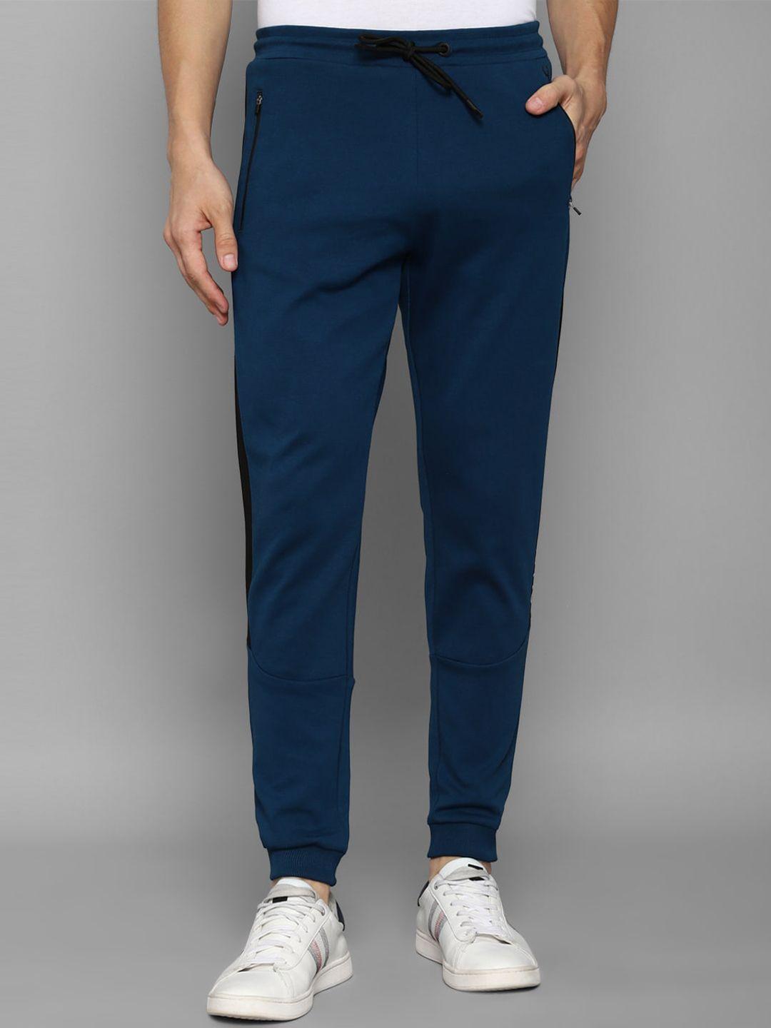 allen solly tribe men blue printed joggers