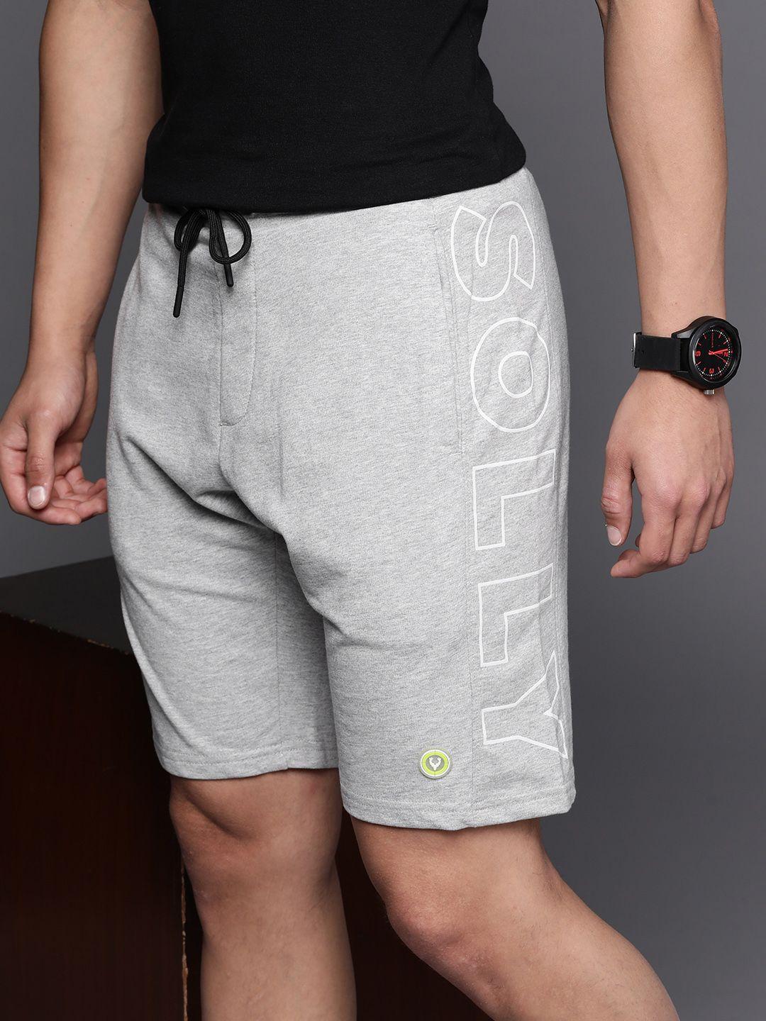 allen solly tribe men brand logo detail shorts