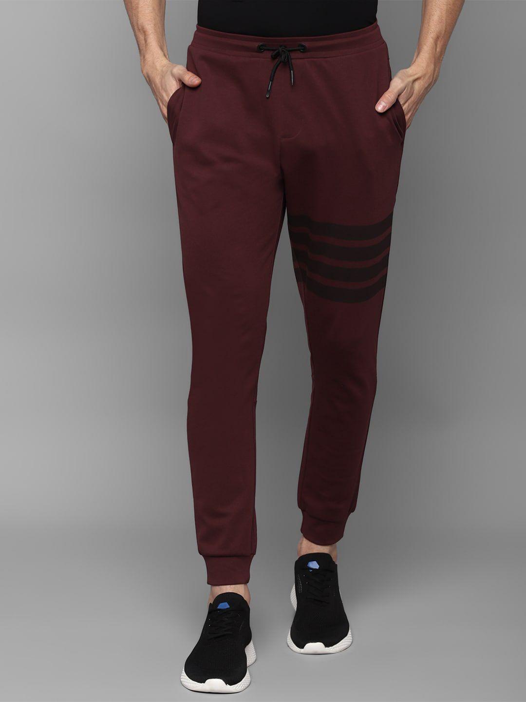 allen solly tribe men brown solid jogger