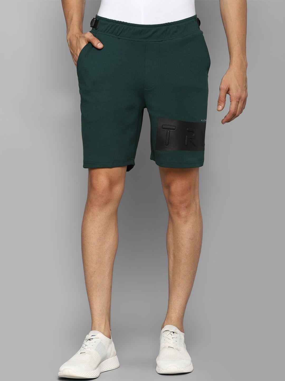 allen solly tribe men green shorts