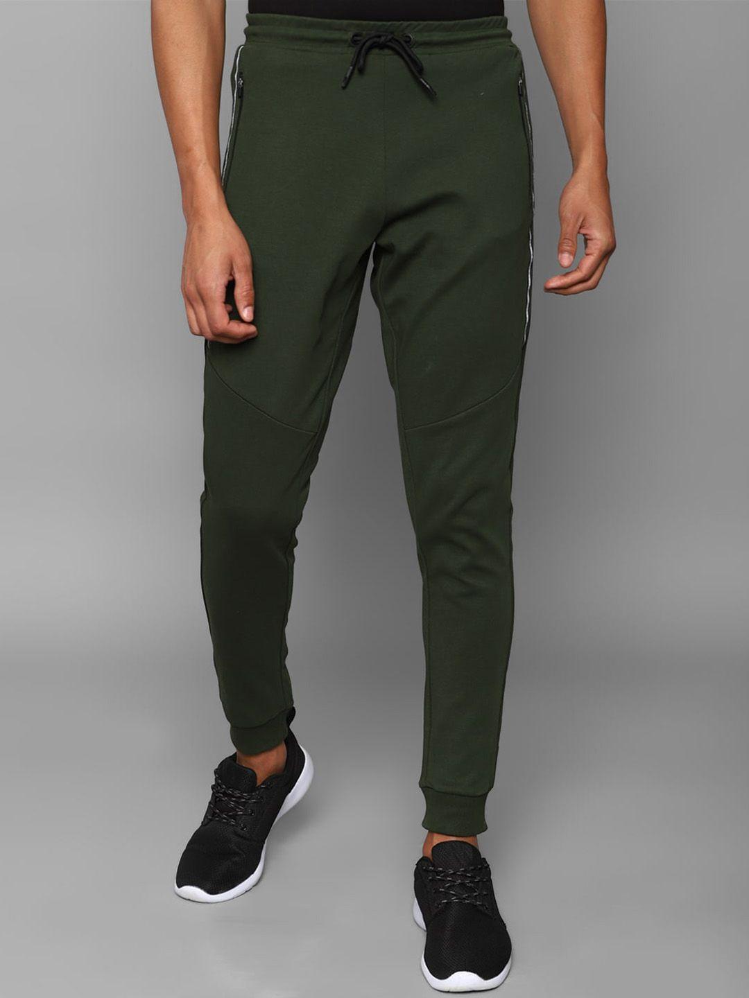 allen solly tribe men green solid jogger