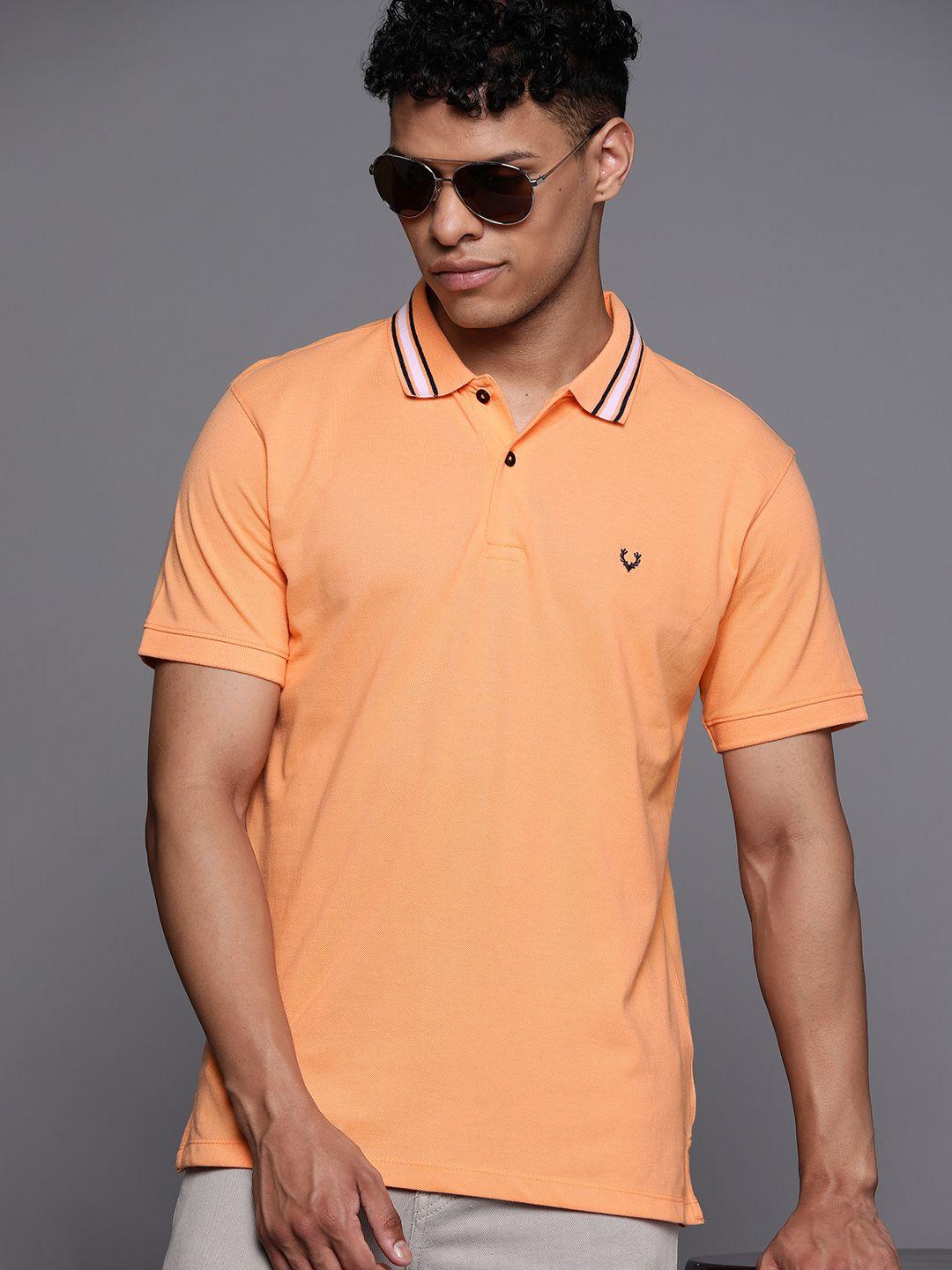 allen solly tribe men polo collar t-shirt