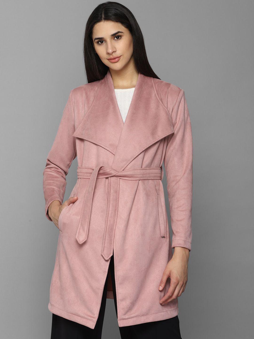 allen solly woman longline tailored cotton jacket