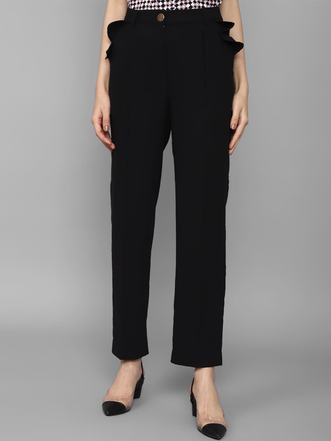 allen solly woman mid-rise trousers