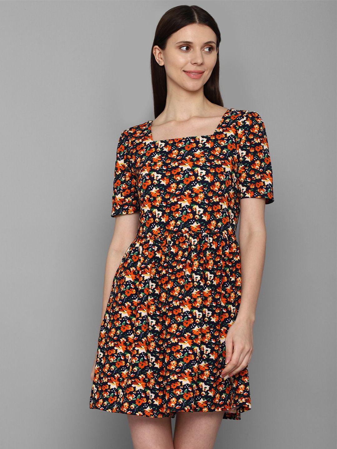 allen solly woman multicoloured floral dress