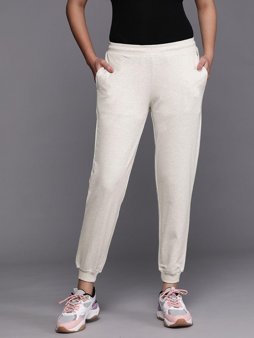 allen solly woman pure cotton jogger track pants