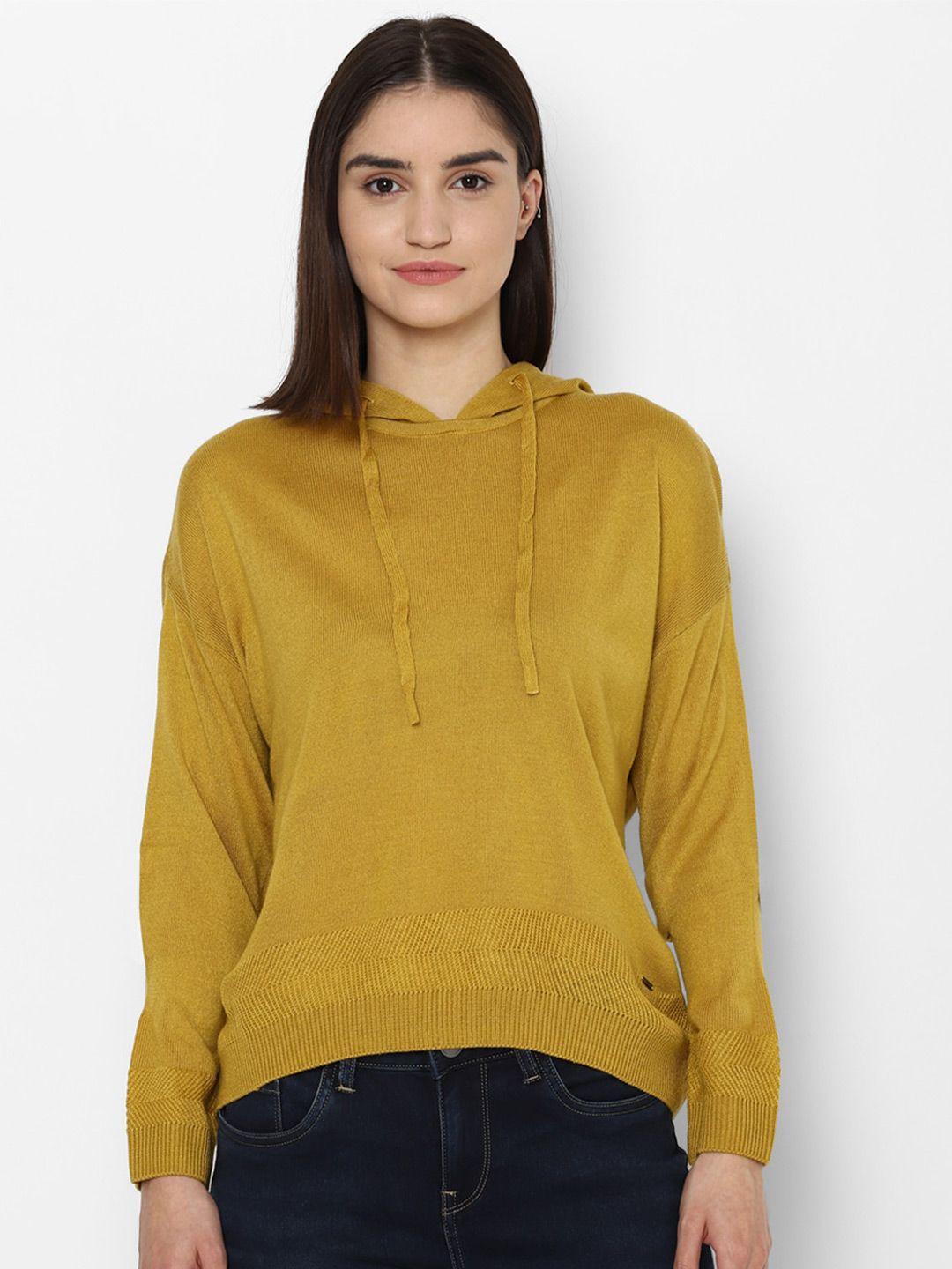 allen solly woman women gold-toned pullover