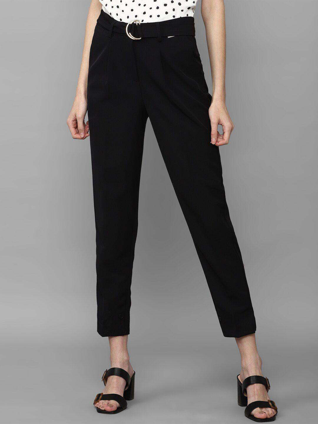 allen solly woman women pleated trousers