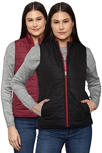 allen solly women's car coat (ahjkcglfp14353_maroon